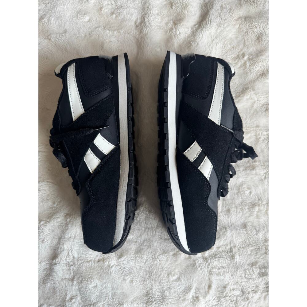 New Reebok Harman Work Sneaker Black White Slip Resistant Men 7 - Picture 4 of 8